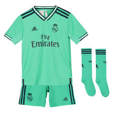 2019 2020 real madrid adidas third full kit kids