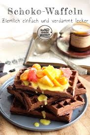 Saftige Schokowaffeln Rezept Waffeln Schokoladenwaffeln Backen