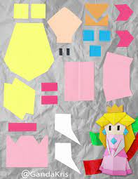 Paper Mario The Origami King Free Pattern Download Mario Crafts Paper Mario Origami