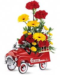 Maybe you would like to learn more about one of these? Teleflora S Fire Engine Bouquet In Sioux City Ia A Step In Thyme Florals Inc