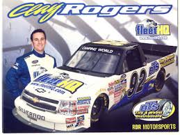 CLAY ROGERS 2011 FLEET HQ.BTS #92 NCWTS POSTCARD