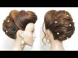New Wedding Hairstyle Latest Bridal Updo For Long Hair Youtube Long Hair Updo Bridal Hair Buns Wedding Hairstyles Tutorial