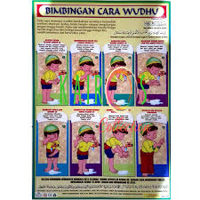 Makruh berwudhu dengan air ghasab dan menjadi tidak sah jika berwudhu dengan air curian atau yang diperoleh dengan cara haram. Poster Bimbingan Cara Wudhu Lazada Indonesia