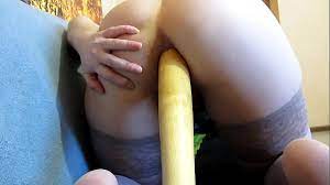 Baseball bat in anus