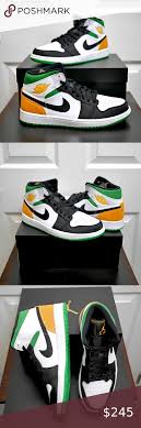 Nike Air Jordan 1 Mid Size 8 5 Lucky Green Oakland Air Jordans Nike Air Jordan Jordan 1 Mid