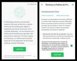 Whatsapp debe recibir o recopilar cierta información para operar, proporcionar, mejorar, comprender, personalizar, respaldar y comercializar nuestros servicios, incluso cuando usted instala, accede o usa nuestros servicios, señalan los nuevos términos y condiciones de whatsapp. Es Legal Que Facebook Y Whatsapp Compartan Tus Datos