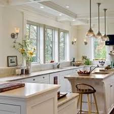 without upper cabinets, kitchen layout