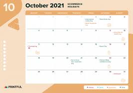 How to make a 2021 yearly calendar printable. The Ultimate 2021 Ecommerce Holiday Calendar Editable Edition Blog Printful