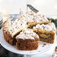 Winter Wunderland Apfelkuchen Von Meine Kuchenschlacht Maras Wunderland Rezept Kleiner Kuchen Kuchen Ohne Backen Kuchen Und Torten