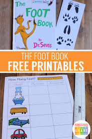 Seuss's signature silly rhymes, this book has everything a beginning reader needs! The Foot Book Printables And Activities Homeschool Share