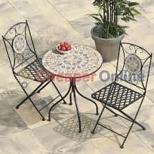 2 person 60cm algiers mosaic bistro garden furniture set table and 2 chairs excellent value at 80 on ebay at garden furniture sets bistro set bistro table set