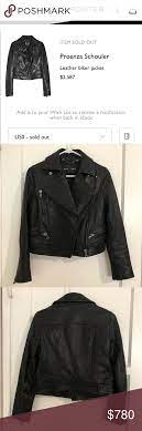 Sold Proenza Schouler Leather Jacket 2587 Jackets Leather Jacket Proenza Schouler