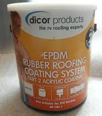 Check spelling or type a new query. Dicor Epdm Rubber Roofing Coating System Part 2 Acrylic Coating White Rp Crc 1 Ebay