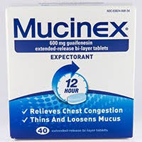 mucinex dosage rx info uses side effects