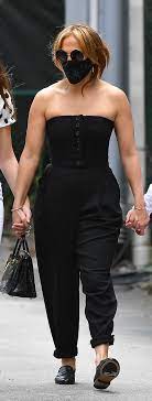 Jennifer lynn lopez (born july 24, 1969), also known as j.lo, is an american singer, actress, dancer, fashion designer, author, and producer. Jennifer Lopez Wears A Black Strapless Top High Waisted Pants