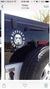 Jeep Wrangler Stormtrooper Star Wars Sticker Decals Jeep Stickers Jeep Star Jeep Wk