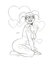 Well suited harley quinn coloring pages download ideas harley. Pin On Coloring Pages For Adults