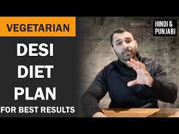 Vegetarian Fat Loss Desi Diet Plan Hindi Punjabi