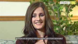 Adorable French girl fucked at the porn casting - ZB Porn