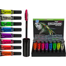Haarspray uv, leuchtet im schwarzlicht. Haarfarbe Leuchtet Im Dunkeln Bodypaint Paintglow Glow In The Dark Uv Aktiv Neon Ebay