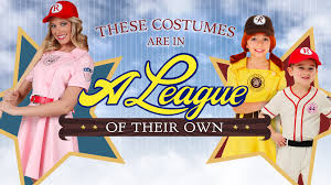 Premiering in march 2010, a league of their own is the bafta winning sky one sports entertainment panel show hosted by james corden. These Costumes Are In A League Of Their Own Costume Guide Halloweencostumes Com Blog