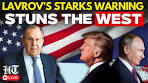 Sergey Lavrov Live: Putin's Ally Issues Dire Warning to the ... - YouTube