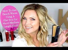 Curl Hair With A Flat Iron Like A Pro Beautiful Makeup Search Medium Length Hair Styles Hair Lengths Hair Waves