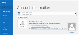 He wanted to configure his exchange account manually, by entering the server names, but outlook 2016 doesn't have that option for exchange accounts: Outlook Im Web In Exchange Server Microsoft Docs