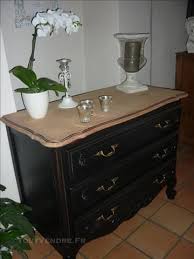 Commode Baroque Renovee Noir Vieilli 4 Tiroirs Coussan 65350 Commode Commode Baroque Relooking Meuble Ancien