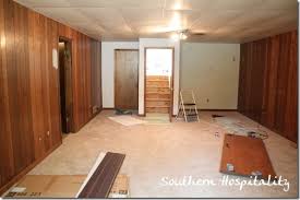 It may seem like cleaning, sanding, and. House Renovation Week 12 Paint That Paneling People Southern Hospitality