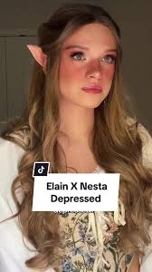 Elaine Reading The Messages Between Her and Her Sister