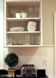 Put the screws in a safe place (an empty margarine tub works well!) until you are ready to put the door back on. Remove The Doors For Open Shelving Cottage And Vine