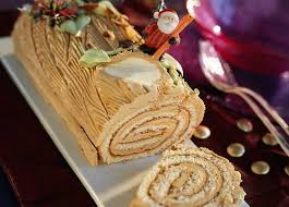 Buches De Noel Au Praline Avec Thermomix Recette Thermomix Dessert Noel Thermomix Thermomix Recette Buche De Noel Au Thermomix