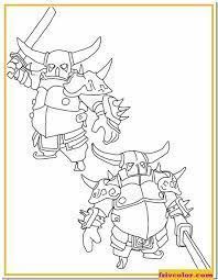 Use mouse to color or tap and drag on the. Pekka 3 Clash Of Clans Friv Free Coloring Pages For Coloring Home