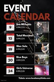 Upcoming Events Calendar Planner Next Concert Event Calendar Calendar Design Planner Calendar