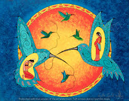 Blessing Of The Hummingbirds By Loretta Gould Snowlg Hotmail Com Hummingbird Art Spirit Animal Art Spirited Art