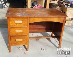 Get free shipping on all desks and accessories. Oak Desk With Industrial Farmhouse Flair Prodigal Pieces