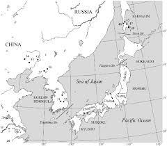 Detailed elevation map of japan with roads, cities and airports. Map Of Japan And Surrounding Areas Collection Sites In Korea China Download Scientific Diagram