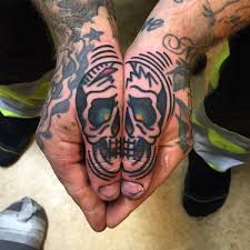Hand skeleton middle finger gesture. 52 Small Finger Tattoos Ideas You Must See Now