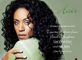 Jada Pinkett Smith T Shows Off Her Real Long Hair Thanks To Carol S Daughter Written By Joi Pearson Fo Carols Daughter Products Jada Pinkett Smith Hair Elixir
