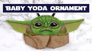 Check out the tutorial and diy template below. How To Make A Baby Yoda Ornament Tutorial Youtube