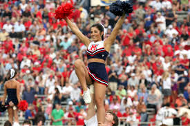 It was actually pretty cool; Cheerleaders Working Toward Football Season Opener Ole Miss Athletics