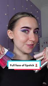 Replying to @Navleenx full face of makeup only using lipstick ✨💄🫶#makeup  #makeupchallenge #lipstick
