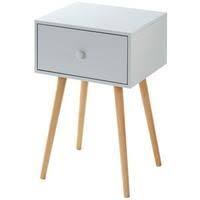 hortense table de chevet scandinave blanc laque satine l 40 cm achat vente chevet hortense table de che table de chevet scandinave table de chevet chevet