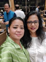 With Comedian queen 👑@Bharti Singh.She is a sweetheart.