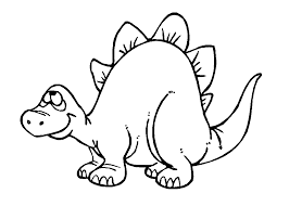 Funny Stegosaurus Dinosaur Cartoon Coloring Pages For Kids Printable Free Dinosaur Coloring Pages Cartoon Coloring Pages Dinosaur Coloring