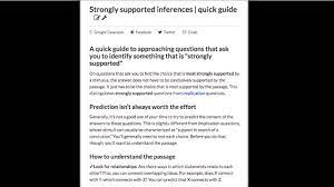 The inference of the senator's vote was that he did not support the president. Strongly Supported Inferences Quick Guide Article Khan Academy