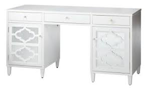 A secretary desk makes the most of limited space; Reflections Executive Desk 31 Hx60 Wx24 D White Home Decorators Collection Home Office Furniture Gorgeous Furniture Executive Desk