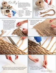 jute kleed diy tapijt jute tapijt breien en haken