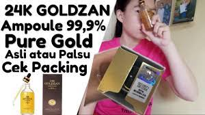 Mar 12, 2019 · berbagai review dan testimoni menunjukkan bahwa produk ini akan memberikan efek positif jika digunakan secara rutin. 24k Goldzan Ampoule 99 9 Pure Gold Original Asli Vs Fake Palsu Inilah Cara Membedakannya Youtube